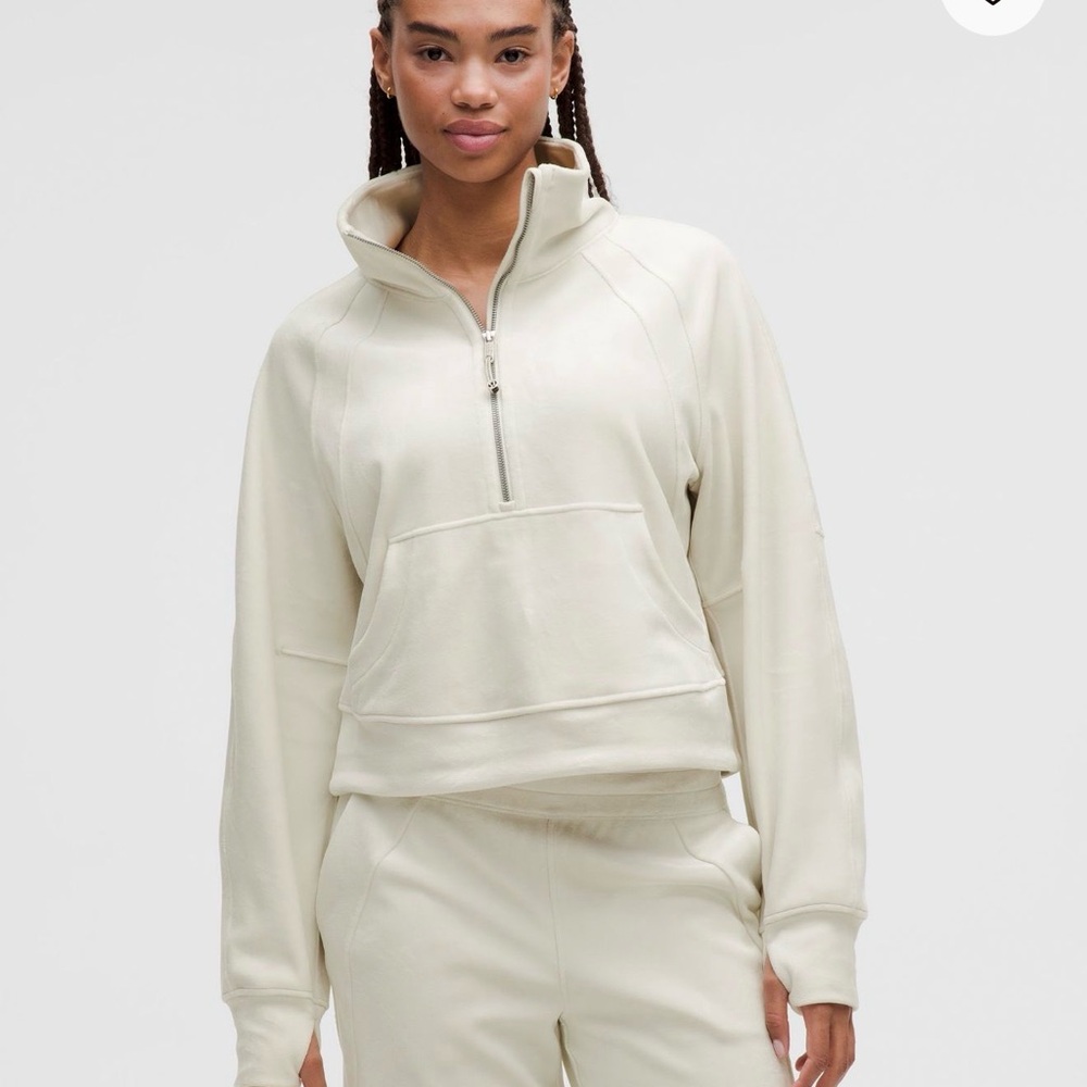 NWT Lululemon Scuba Oversized 1/2 Zip Hoodie